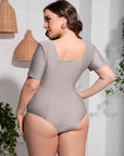 Short Sleeve One-Piece Swimsuit