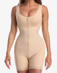 Zip-Up, Lace, Detail Shapewear
